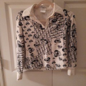 AUTHENTIC DIOR OBLIQUE SHIRT/BLOUSE - Size 6 USA